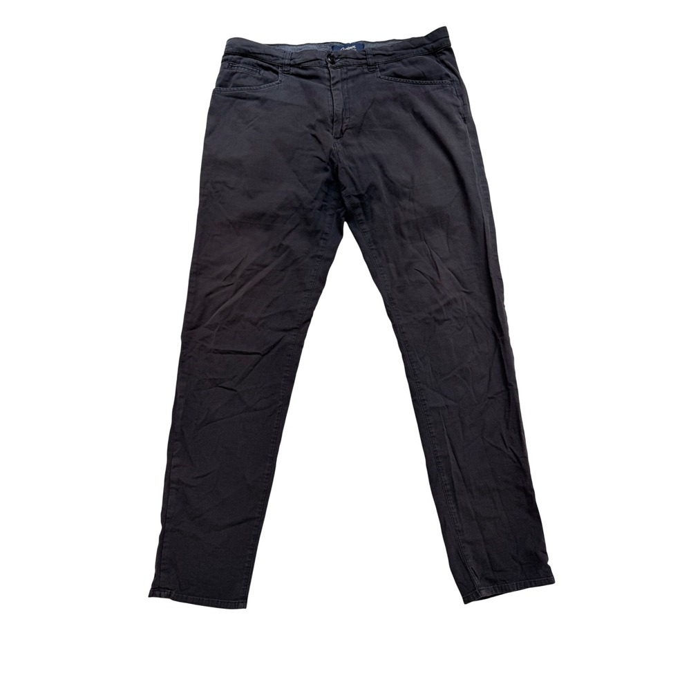 Chevignon Vintage Mens Chino Pants Dark Tapered Leg Trousers Size 32x30